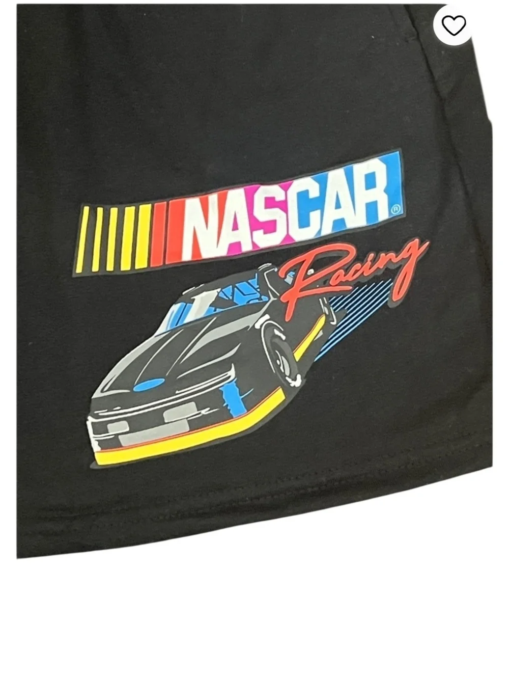 Nascar Black Pullon Womens Shorts 3X New